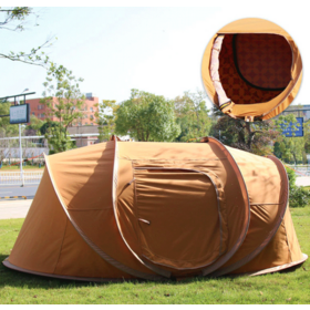 Quick Pop up Outdoor Camping Tents Canvas Party Waterproof Oxford Cloth Automatic Pop-up Tent for Camping