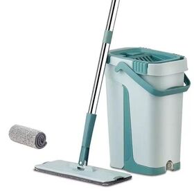 Dry Microfiber Mop and Twisting Rotating and Magic