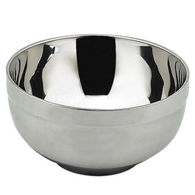 20cm stainless steel salad mixing bowl with silicone base and spout, OEM orders are welcome