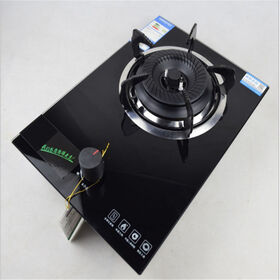 Single Burner Tempered Glass Household Gas Stove