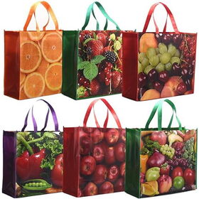 Eco-Friendly Recycled Shopping Bags Waterproof Ripstop Large Foldable Tote for Effortless Grocery Carrying