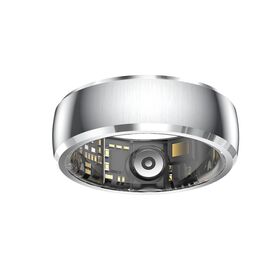 Waterproof Smart Ring GPS for Exercise Stress Monitoring Heart Rate Sleep Fitness Tracking Android Remote Control
