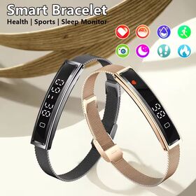 Outdoor Sports Ultrathin Smart Bracelet IP68 Waterproof Heart Rate Blood Oxygen Monitoring Smart Bracelets for Men Women