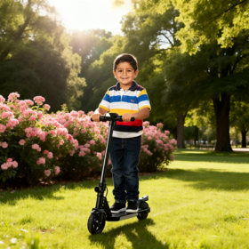 Kostenlose Muster Kinder-Elektro-Scooter für 6-16 Jahre | 21.6V 150W 150 Watt Motor, 6.5 Zoll Räder, Leicht & Einfach