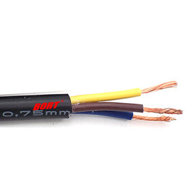 Rvv 2 cable de alimentación de la chaqueta de Pvc de 3 4 núcleos Cable flexible del conductor de cobre del PVC