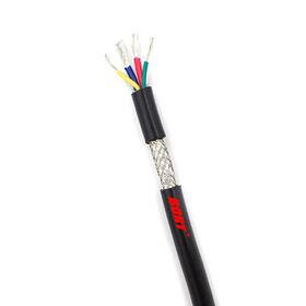 Cable de control eléctrico protegido multifilar de alambre del PVC del alambre 80C 300V de la base de UL2919 26AWG 6