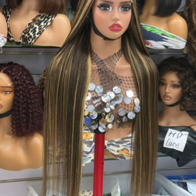 5x5 Transparent Lace Wig 30 Inch Straight Human Hair Wig Glueless Pre Plucked Virgin Hair Wig 340g