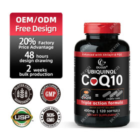 DUOZI CoQ10 400MG Softgel Capsules Herbal Extract for Providing Energy and Anti Fatigue
