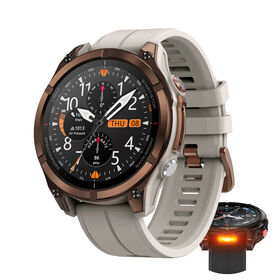Zeblaze Stratos 4 Pro Smartwatch für Damen mit 1,43'' AMOLED-Display, Zweifarben-Taschenlampe, Musikspeicher und über 170 Outdoor-Sportmodi