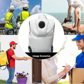 TOUCARE Industrial Grade Cooling & Heating Vest Dual Temp Control 3-Stage Switch for All Season Outdoor Work Fishing
