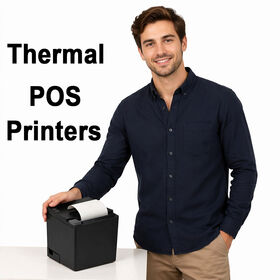 80mm POS Bon-Druckmaschine mit Kassenlade, optionaler kabelloser Bluetooth-WLAN-Thermodrucker 80mm mit USB-LAN