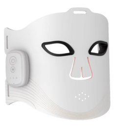 Mascarilla de Fototerapia LED para Uso Doméstico, Silicona de Grado Médico, Terapia de Luz Roja Inalámbrica para Rejuvenecimiento de la Piel
