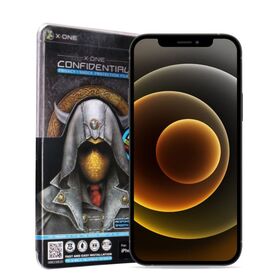 X-ONE Protecteur d'Écran Anti-Casse Intégral avec Confidentialité Renforcée pour iPhone 18 Pro Max/17 Pro Max