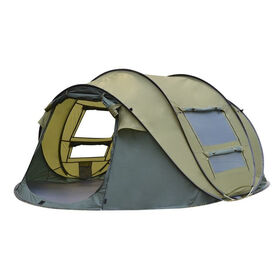 Automatic Pop-up Tent, 3-4 Person Outdoor Instant Setup Tent 4 Season Waterproof Tent for Hiking, Camping, Travelling