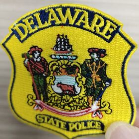 Patchs Brodés en Gros Écologiques Durables Certifiés ISO de Qualité Supérieure pour Uniformes, Badges, Patchs Exquis Delaware