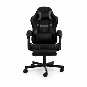 Silla Ergonómica RGB para Gaming con Ventilador de Refrigeración Incorporado, Asiento de Espuma Moldeada, Silla de Gaming Reclinable Ajustable