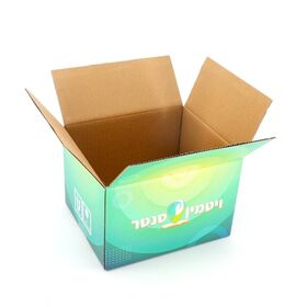 Personalice las cajas de envío de Corrugrated del color verde personalizó las cajas de empaquetado de papel con la impresión exterior