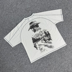 Peso pesado personalizado oversized hombres streetwear camisetas gota hombro contraste costura inversa boxy camiseta para