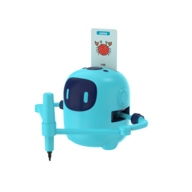 OEM Sketch Mate Roboter Kritzelroboter, Interaktives Kunst-STEM-Spielzeug für Kinder, Wiederaufladbarer Automatischer Mal-Tutor für Weihnachtsgeschenke