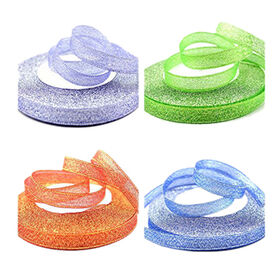 delicate organza ribbon for gift garment packing
