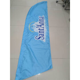 Promotional Beach Flag Custom Logo Print