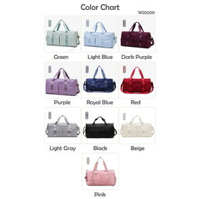 Custom Large Capacity Travel Yoga Bag Swimming Waterproof Gym Sports Duffel Bag With Shoe Compartment