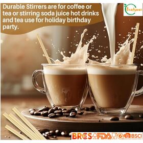 140-190 درجة غذائية ، أدوات تقليب قهوة من الخيزران ، عصي تحريك صديقة للبيئة للاستعمال مرة واحدة بالجملة والتعبئة الفردية متوفرة