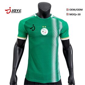 Jersey Lengan Pendek untuk Pemain Kualitas Tinggi Dewasa Musim Panas Layanan OEM Pemotongan Otomatis Cepat Kering Bernapas