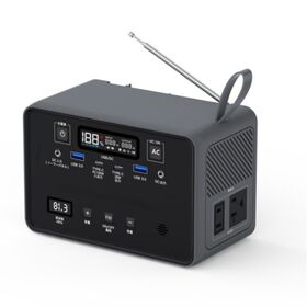 Hors réseau mini rechargeable d'urgence lifepo4 extérieur solaire générateur 100w mobile portable batterie centrale électrique avec radio fm