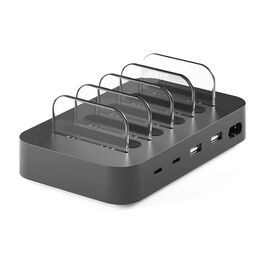 Station de charge USB de bureau DC rapide 4 ports pour plusieurs appareils, portable et publique pour un usage domestique