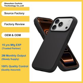 Coque de Téléphone en Silicone Liquide Pur Original en Gros avec Magnétique pour iPhone 18 Pro Max