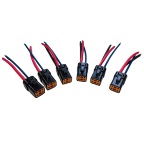 3-Circuit Waterproof Automotive Connector Wire Harness | DT Compatible IP67 Cable Assembly for Off-Road Vehicles LED Light