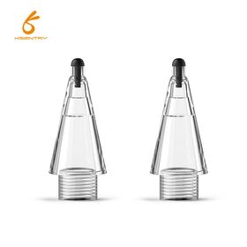 Resistente al desgaste Silencio Largo Silicona Puntas para Lápiz 1st/2nd Gen iPad Pro Mejor Escritura Trazos Expresivos