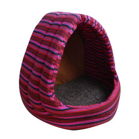 Dog Bed with Removable Cushion, Made of Suede Fabric, Washable JX