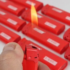 Genuine Bailer White Red Disposable Plastic Electronic Lighters Wholesale, Household Lighter for Supermarket Convenience Store