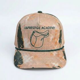 Casquettes Équestres en Coton Tie-Dye Personnalisées en Gros avec Broderie de Selle pour Jeunes Styles Ranch et Urbain