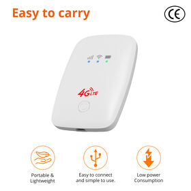 JIMI Grosir Model Pribadi 4G LTE Pocket WiFi Kustomisasi 300Mbps Router Seluler Kecepatan Tinggi untuk Luar Ruangan