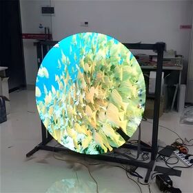 شاشة عرض LED دائرية داخلية P2.5 مقاس 640x480 مم: مرئيات عالية الدقة تعزز قيمة العلامة التجارية، شكل دائري مميز يجذب الانتباه