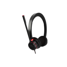 Auriculares con Cable Doble para Negocios OEM ODM con Cancelación de Ruido Ambiental (ENC), Almohadillas Reemplazables, Cómodos para Centro de Llamadas, Certificado CE
