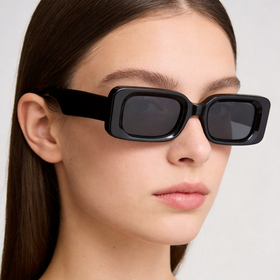 In Stock Wholesale Women's Narrow Rectangle Acetate Sunglasses 100% UV Protection Sun Protection Outdoor,CE,OEM Welcome,SA0495