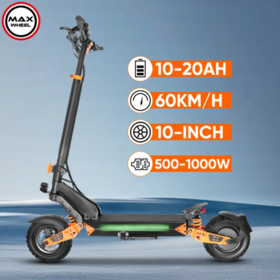 500W-1000W Powerful Motor Folding Off-Road Electric Scooter, Max Speed 60KM/H High Speed Adult E-Scooter