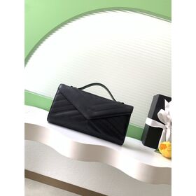 Designer-Handtaschen aus Lammleder, Chevron-Steppung, Henkeltaschen, Luxus-Umschlag-Clutches, Schwarz, Rot, Silber, Gold, Fabrikpreis