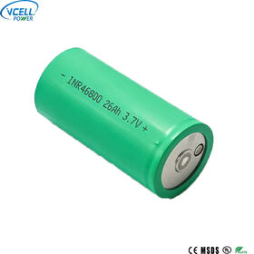 Baterai Lithium-Ion Kapasitas Besar INR46800 3.7V 26AH dengan 1500 Siklus untuk Kendaraan Listrik dan Sistem Penyimpanan Energi