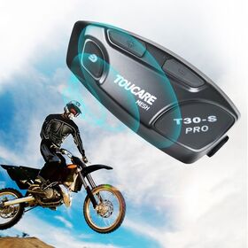 TOUCARE T30S Mesh Intercom 32-Rider 1.2KM IP67 DSP Noise Cancellation Hi-Fi Stereo for Group Touring