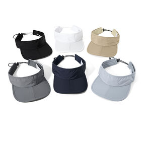 Sommer Sonnenschutz Visiermütze, Schnelltrocknend, Leere Oberseite, Faltbar, Weich, Atmungsaktiv, Unisex-Sonnenhut