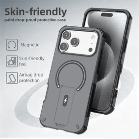 Wholesale High Quality Skin-Feel Surface Phone Case Shockproof Stylish Magnetic Wireless Charging Back Cover for iPhone 17 Pro Max