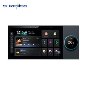 PW730 7 Zoll 8*30W IPS Display In-Wall Verstärker für Heimkino-Systeme, Multiroom-Stereo, WLAN-Musik und Bluetooth