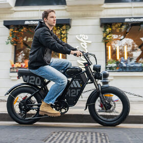 40 MPH E-Bike mit 120 Nm Drehmoment, vollgefedertem Aluminiumlegierungsrahmen und 3300W Spitzenmotor
