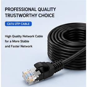 Kabel Ethernet UTP CAT6 23AWG Tembaga Murni 4 Pasang 305m Kabel LAN untuk Instalasi Jaringan