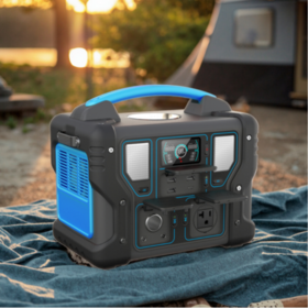 Emergencia recargable batería externa acampar al aire libre sistema de energía solar generador litio portátil 500W Power Station